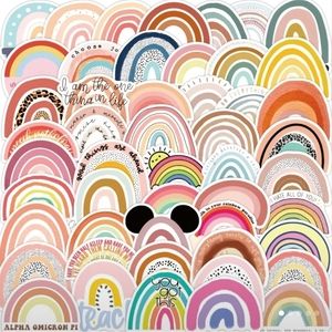 50 Stickers | No Repeats | Waterproof | Durable | Reusable | Brand New